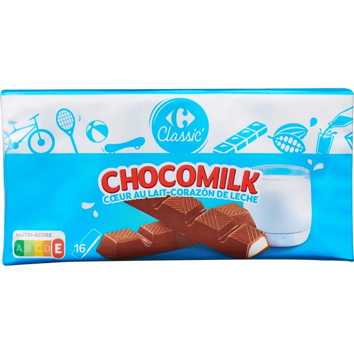 [3270190156833] CARREFOUR CLASSIC Barras de Chocolate de Leite 200 g