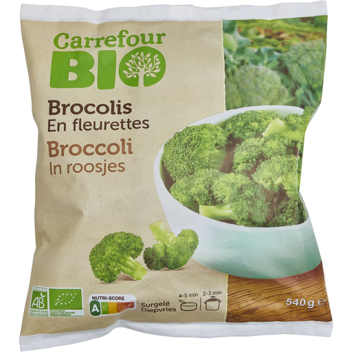 [3270190207344] CARREFOUR Brócoli en Ramilletes Bio 600 g