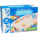 CARREFOUR CLASSIC Filetes de escamudo do Alasca MSC 10 fatias 100 g