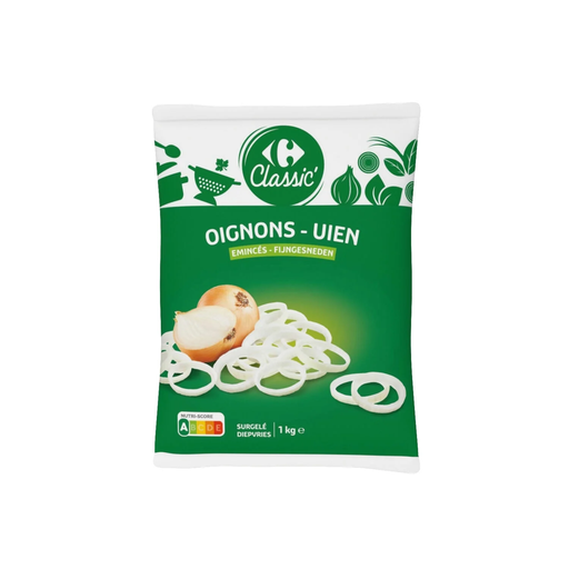 [3270190208280] CARREFOUR CLASSIC Cebola cortada 1 kg
