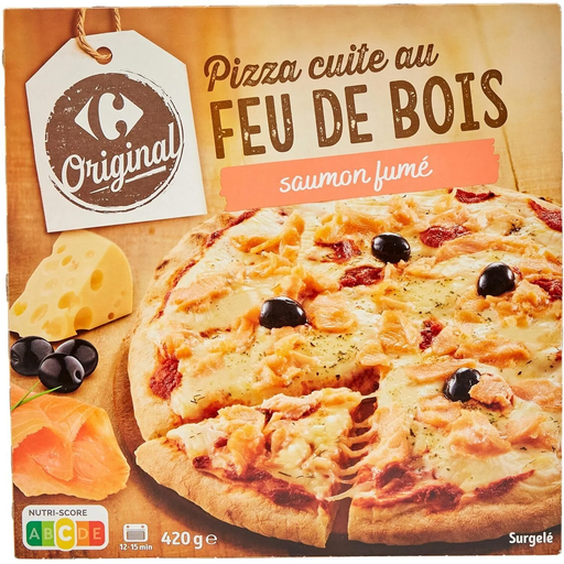 [3270190217190] CARREFOUR Pizza saumon fumé ORIGINAL 440 g