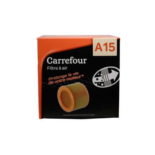 [3270190522508] CARREFOUR Filtro de ar A15 1 unidade