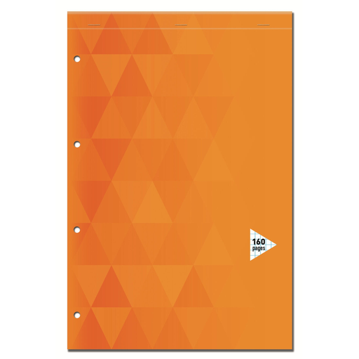 [3270190583608] CARREFOUR Perforated Notepad 21 x 31.5cm 160 Pages Small Squares