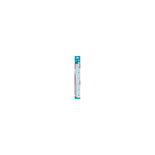 [3270192696764] CARREFOUR Flat Ruler 30cm Plastic