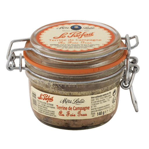 [3270270004887] MERE LALIE Terrina de campo con foie gras 140 g