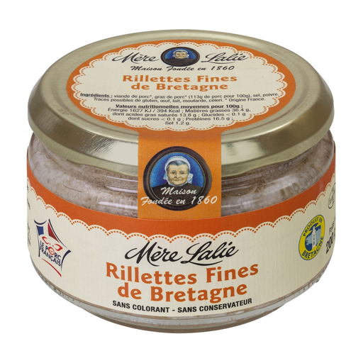 [3270270410015] MERE LALIE Rillettes finas de Bretaña 200 g