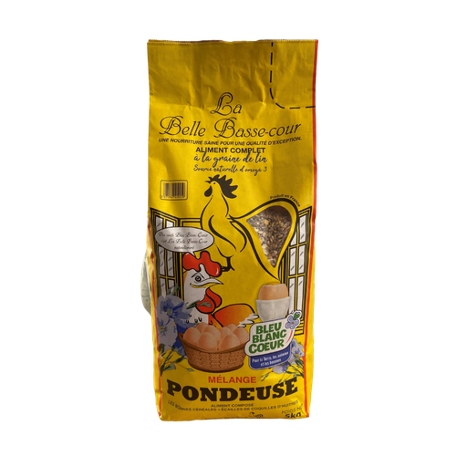 [3271767410259] LA BELLE BASSE COUR Laying Hen Seed Mix Bleu Blanc Coeur 5 kg