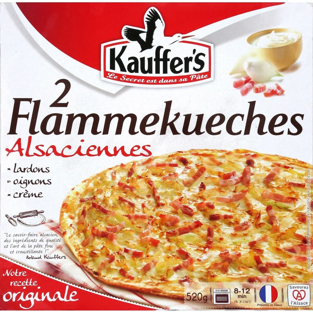 KAUFFER'S Tartes flambées alsacianas 2 x 260 g