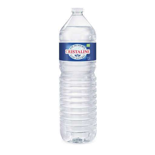 [3274080005003] CRISTALINE Eau de source plate 1.5 L