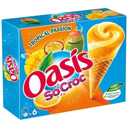 [3274661092279] OASIS Cono Tropical Passion 6x110ml
