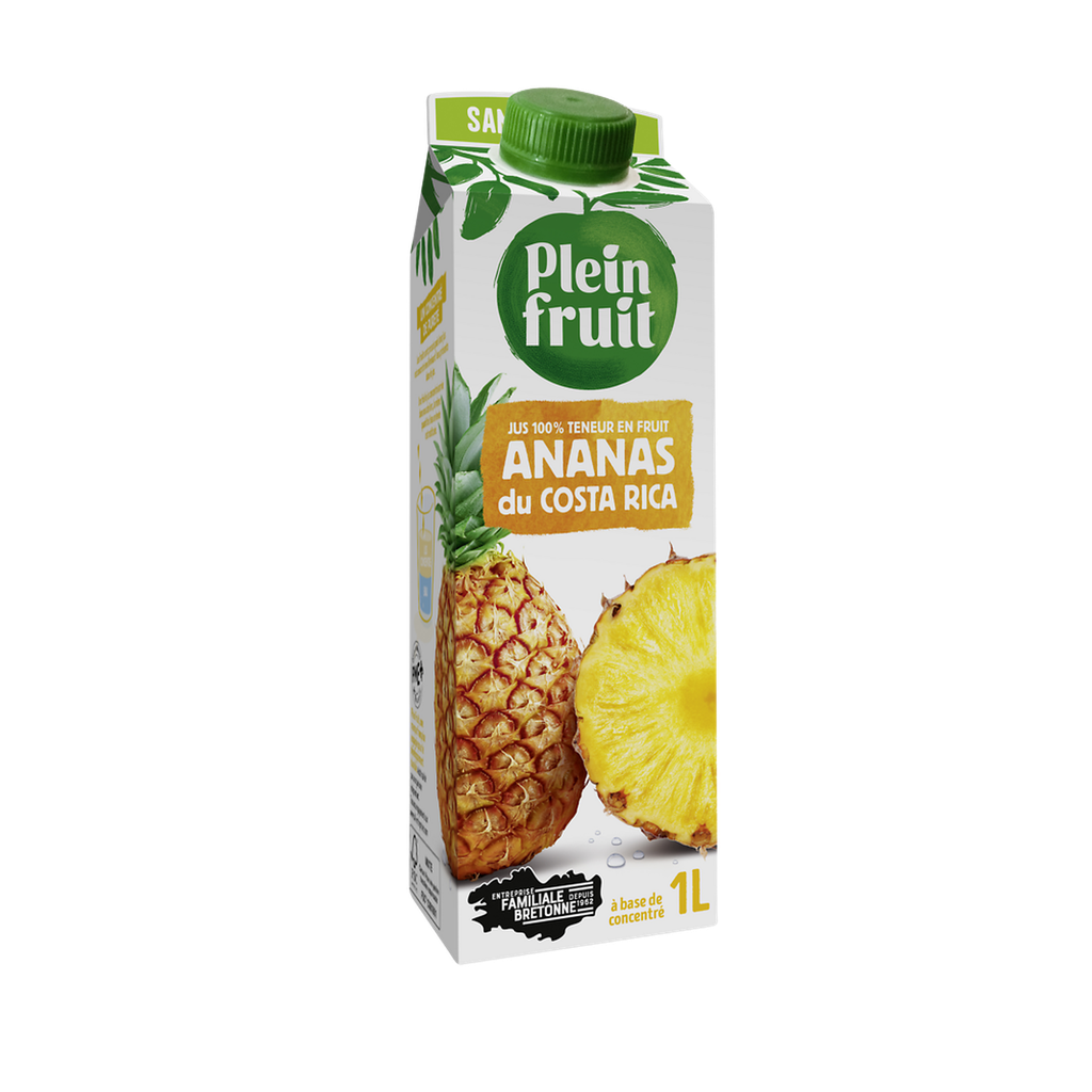 PLEIN FRUIT Pineapple Juice ABC Costa Rica 1 L