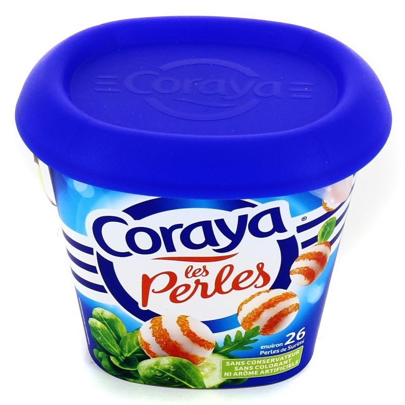 CORAYA Les Perles Pérolas de surimi 130 g