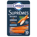 CORAYA Suprêmes Bâtonnets poisson sauvage goût langouste 10 156 g