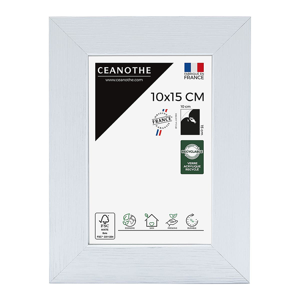CEANOTHE Moldura Karma branco 10x15