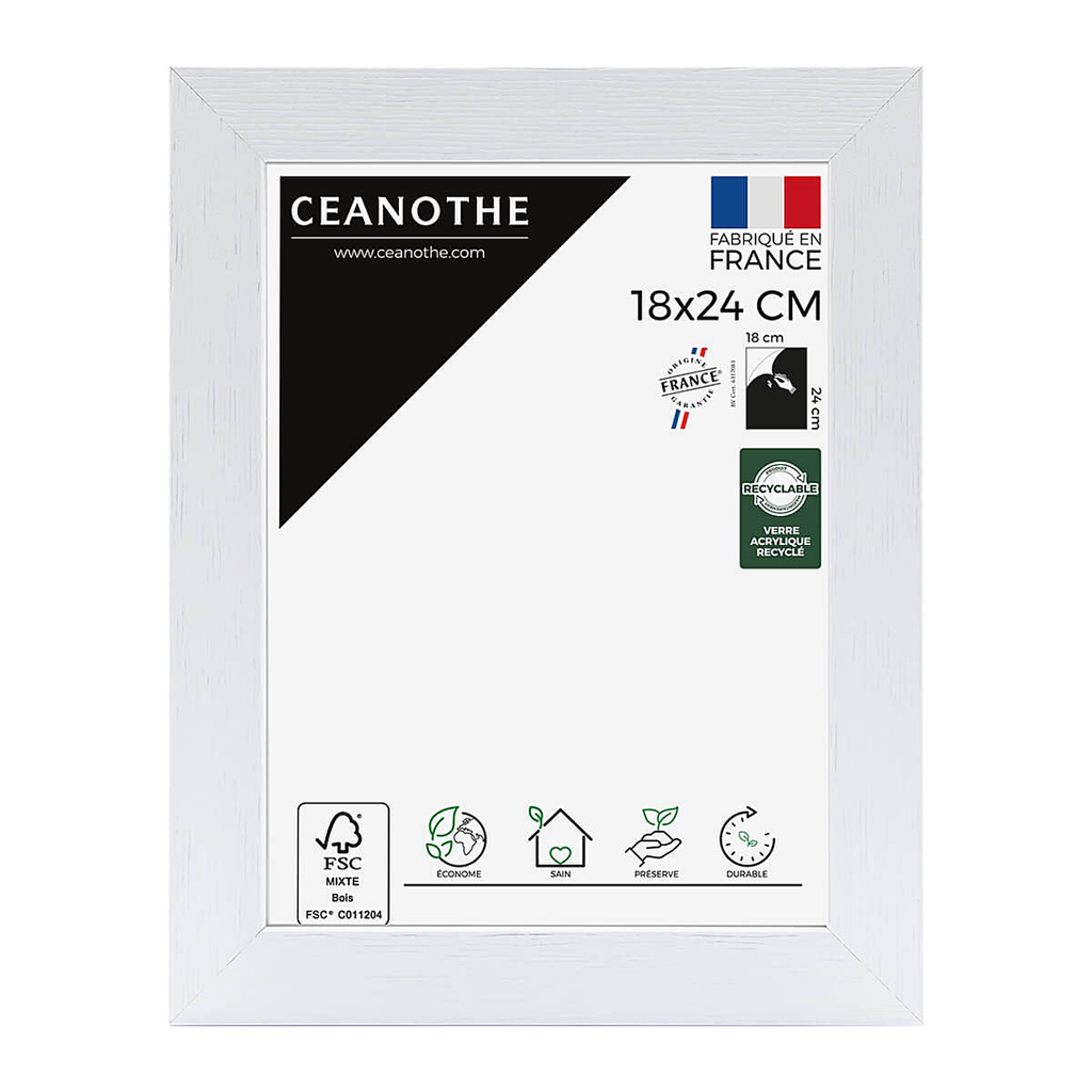 CEANOTHE Karma White Frame 18x24
