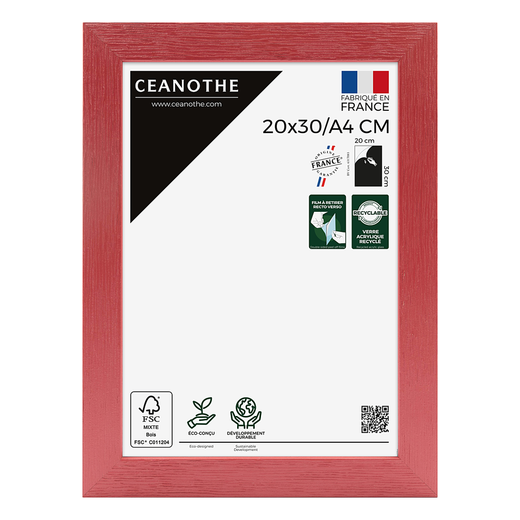 CEANOTHE Cadre Tutti Frutti Cerise 20x30/A4