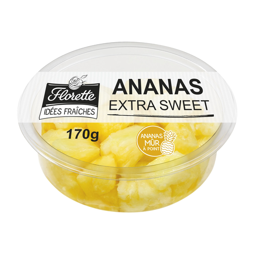 [3280220711147] FLORETTE Pineapple chunks 170 g