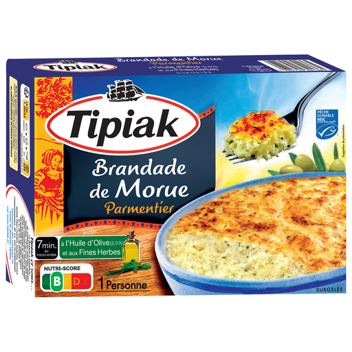 [3282740301365] TIPIAK Brandade de morue parmentier 310 g