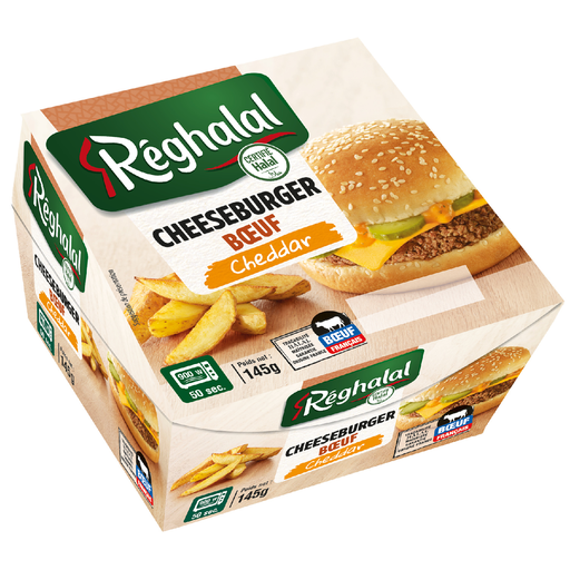 [3283040411877] REGHALAL Cheese Burger 145 g