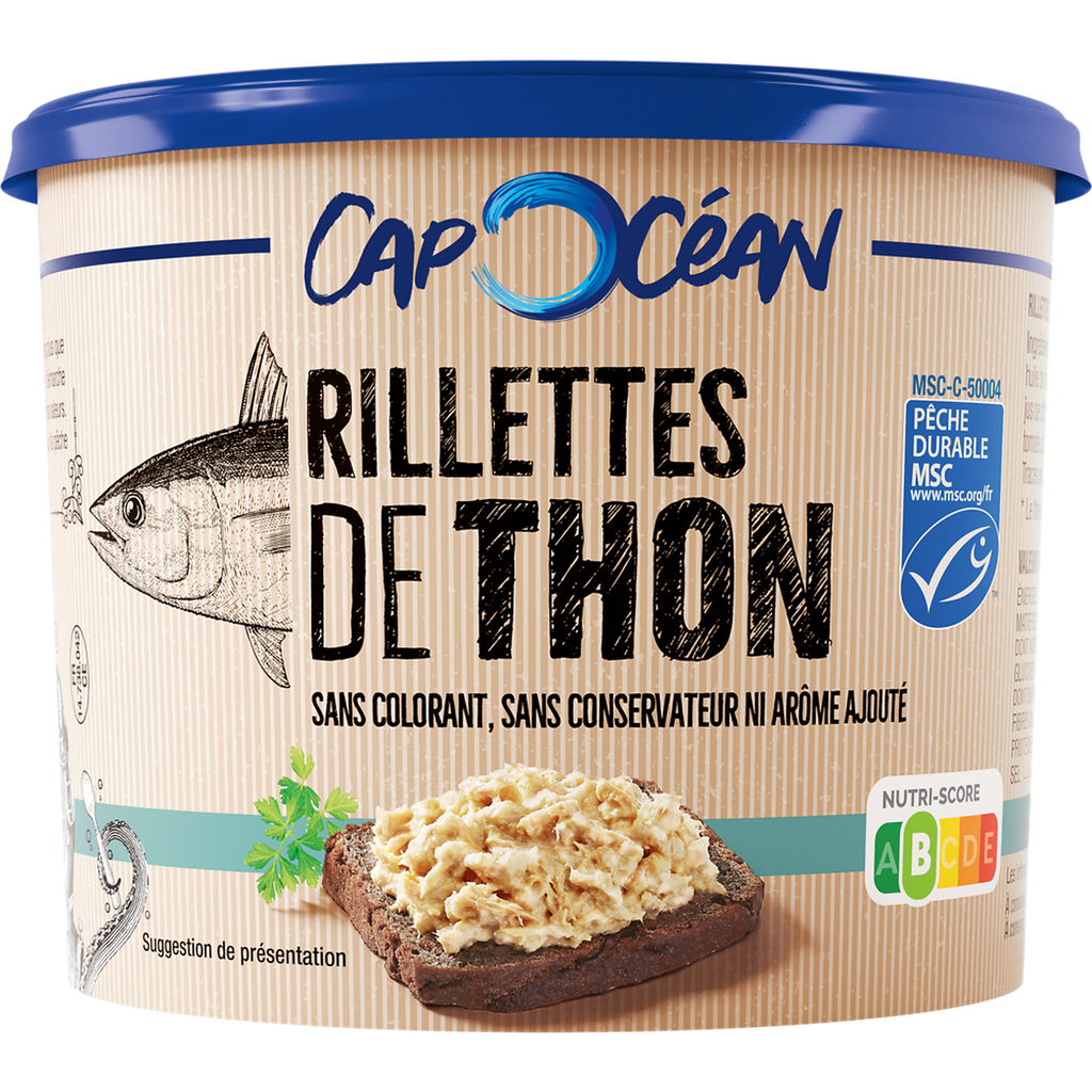 CAP OCEAN Rillettes de atún MSC 150 g