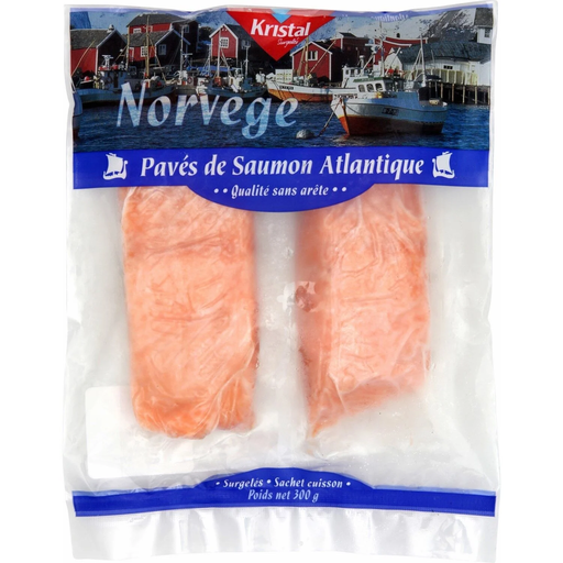 [3284620000146] KRISTAL Atlantic Salmon Steaks 300 g