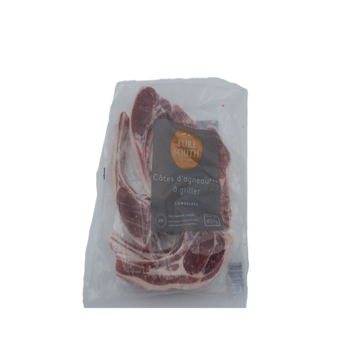[3284622802588] PURE SOUTH Chuletas de cordero congeladas para asar 400 g
