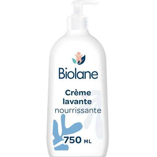 [3286010012449] BIOLANE Nourishing Baby Cleansing Cream Body and Hair 750 ml
