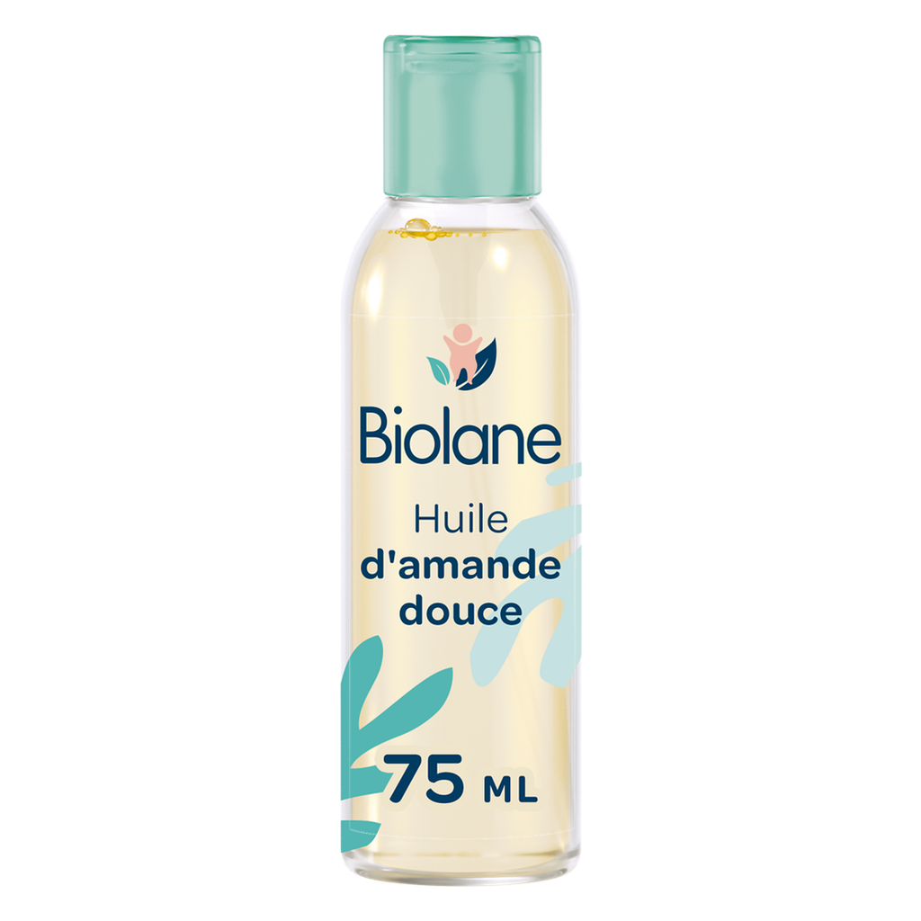 BIOLANE Spray de aceite de almendras dulces cuerpo y baño para bebé 75 ml