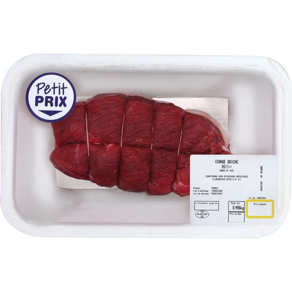 1ER PRIX Beef Roast 500g