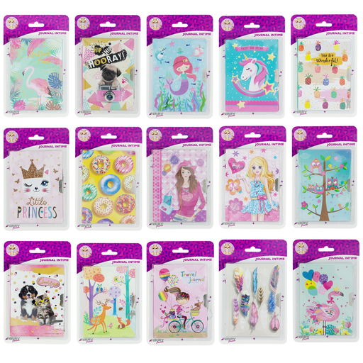 [3286413018789] FERRY Diary with padlock assorted models