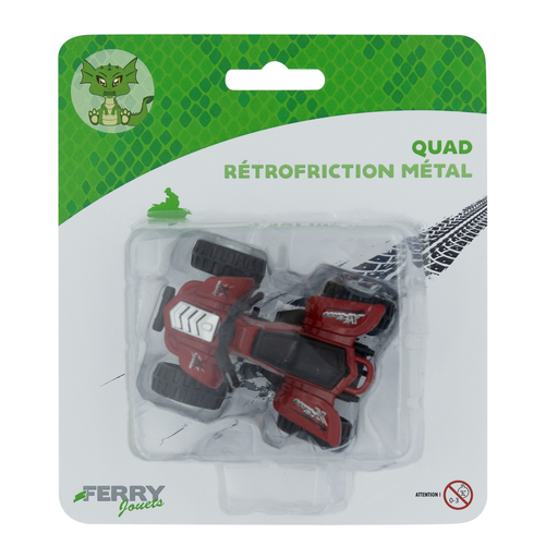 [3286413021741] FERRY Quad metal retro friction TOYS le jouet