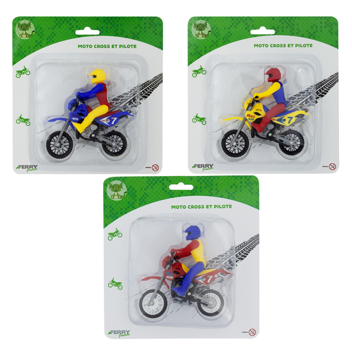 [3286413022748] FERRY Moto Cross and rider random model