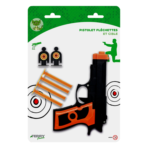 [3286413023073] FERRY Dart gun and target per unit