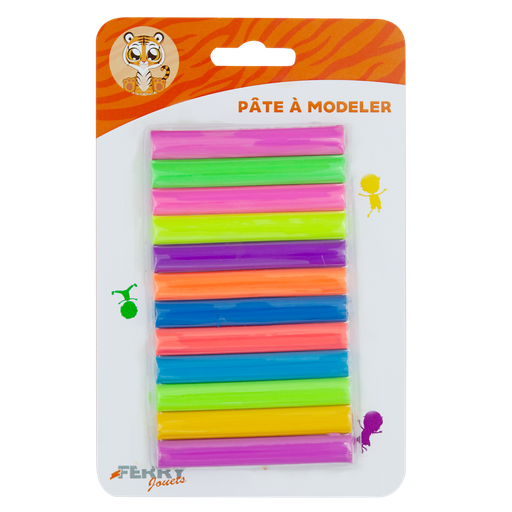 [3286413036264] FERRY Modeling clay sticks color x12 blister pack