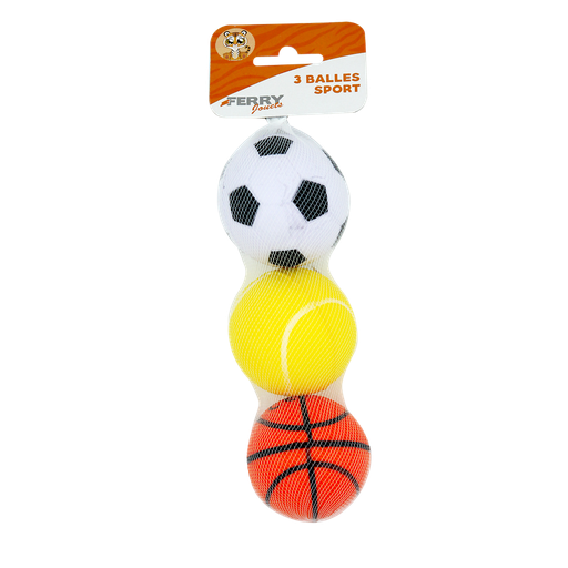 [3286413037650] FERRY Balle sport 6cm x3