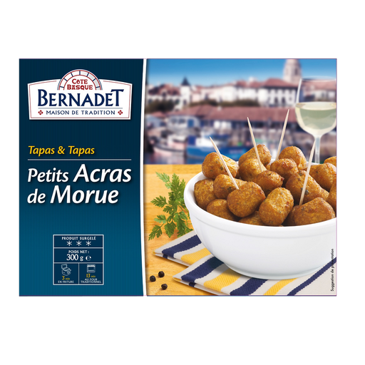 [3287370001159] BERNADET Mini buñuelos de bacalao 300 g