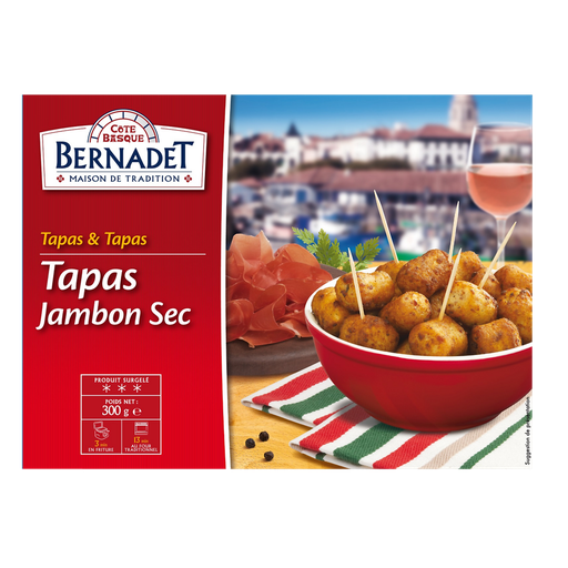 [3287370002347] BERNADET Tapas de jamón 300 g