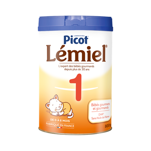 [3288111545253] LEMIEL Leite em pó para bebés gourmets e gulosos 1ª idade 800 g