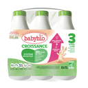 BABYBIO Leite de Crescimento Bio de 10 meses a 3 anos 6 x 1 L