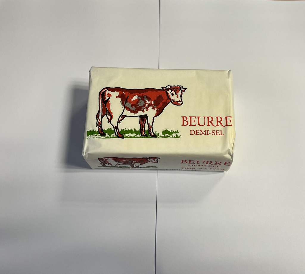 1ER PRIX Beurre vache rouge d/s 500 g