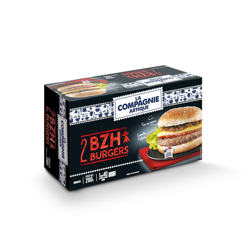[3289471029230] LA COMPAGNIE ARTIQUE Bzh Burger 2 x 140 g
