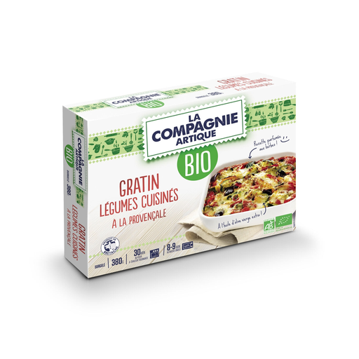 [3289476000005] LA COMPAGNIE ARTIQUE Gratin de verduras a la provenzal bio 380 g