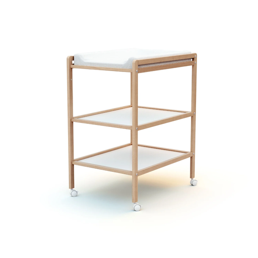 [3294453317106] AT4 Changing Table 2 shelves ESSENTIEL Varnished Beech