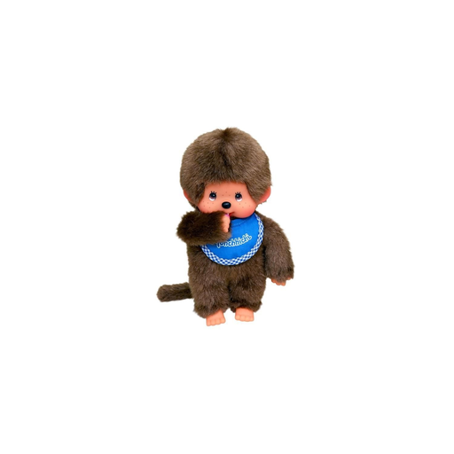 [3296580255047] BANDAI Monchhichi Boy Blue Bib 20cm