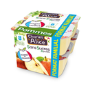 CHARLES & ALICE Apple Compote No Added Sugar 8 pots of 100 g