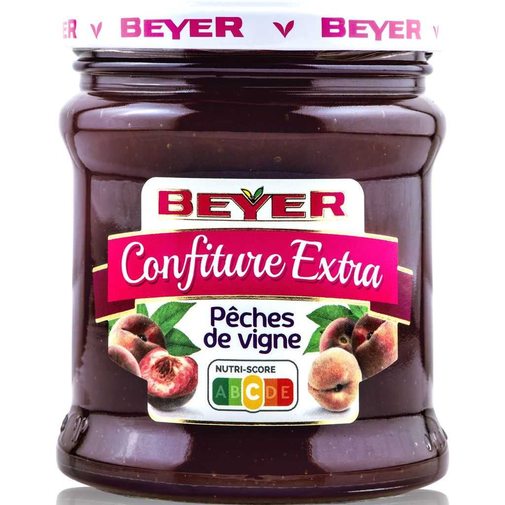 BEYER Doce extra de pêssego de vinha 370 g