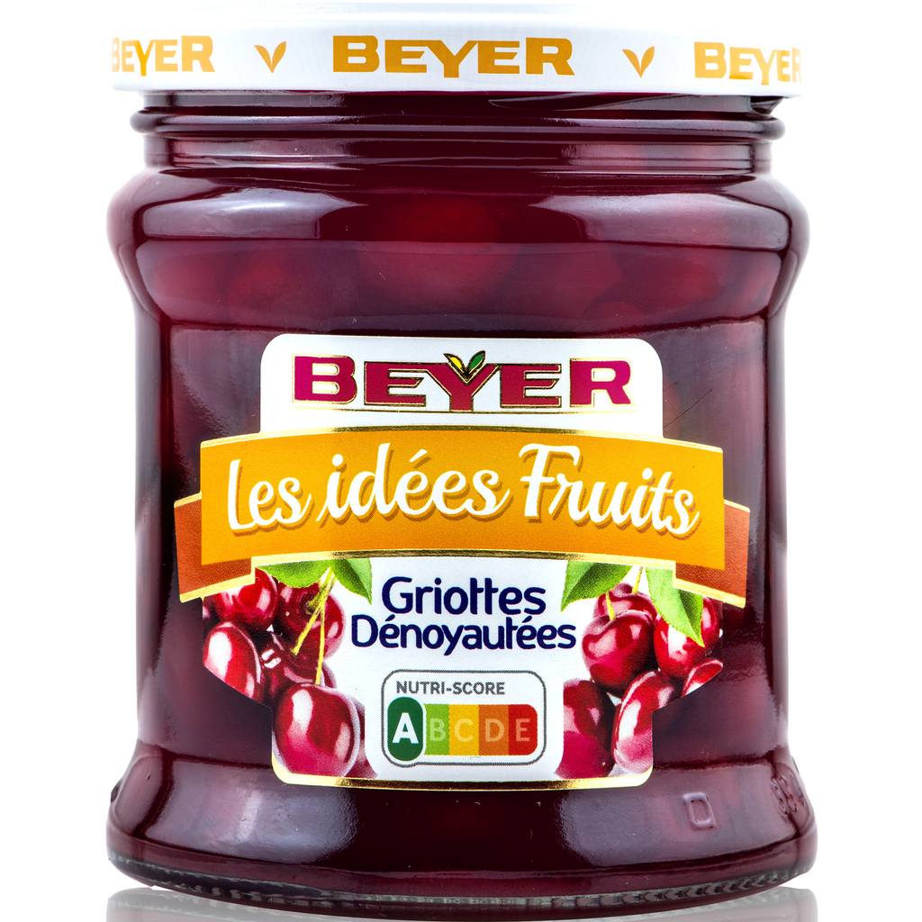 BEYER Griottes dénoyautées préservées 320 ml