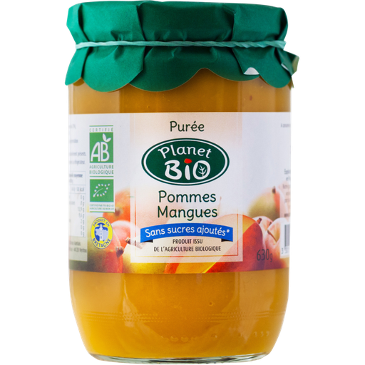 [3301597001614] PLANET BIO Apple Mango Puree 630 g
