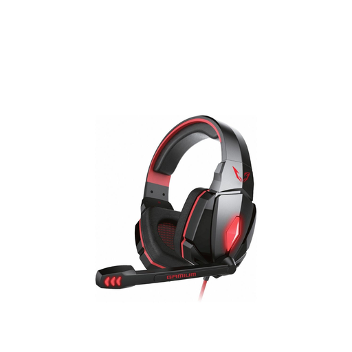 [3304490414710] GAMIUM Microauricular Gaming PC Cableado Ultraligero Estéreo LED Rojo