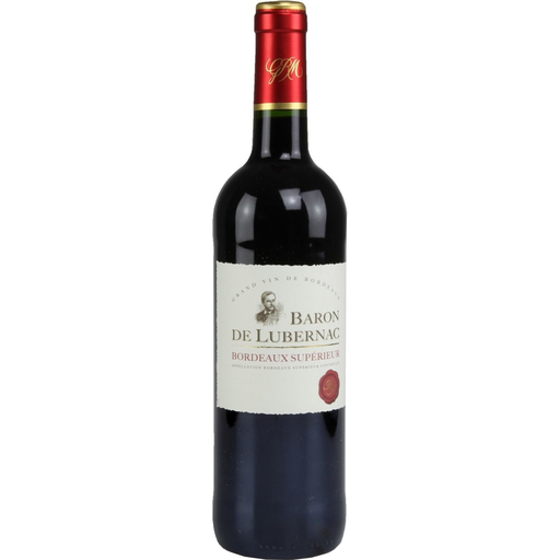 [3306380119514] BARON DE LUBERNAC Vin Rouge Bordeaux 75 cl